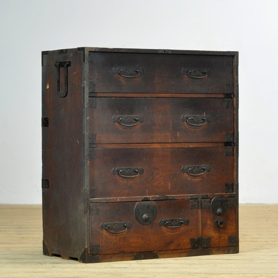 Image 1 of Japanse Tansu ladekast, circa 1870