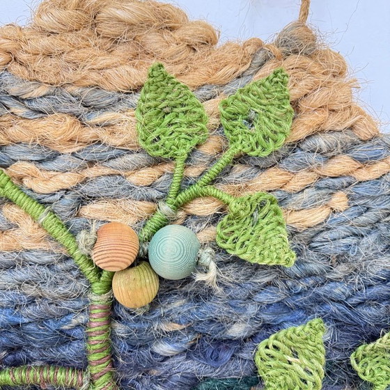 Image 1 of Wandteppich in Form eines Baumes, 1970er Jahre