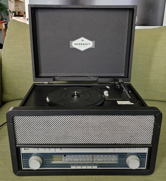 Image 1 of Auna Belle Epoque 1907 Retro Audio System / Platenspeler