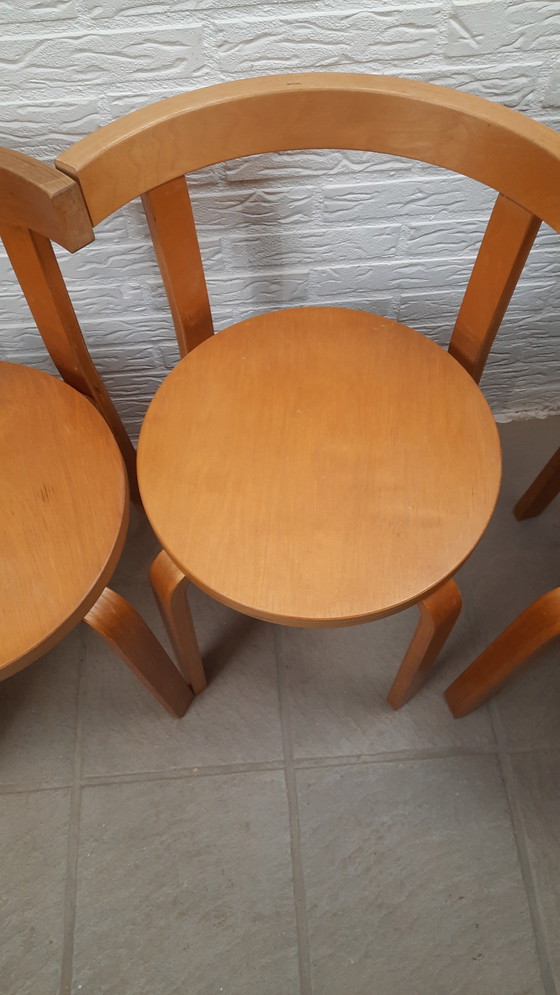 Image 1 of Set di 4 sedie nello stile di Alvar Aalto