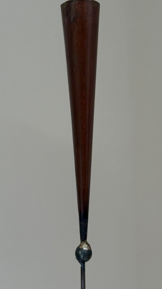 Vintage Brutalist Vloerkandelaars Pieter Spruyt Dutch Design – Kandelaars en kaarsen, Metal, Iron (photo 12 of 15)