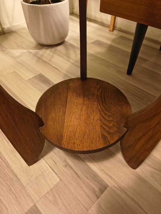 Image 1 of Tavolino laterale o tavolino portavasi in legno