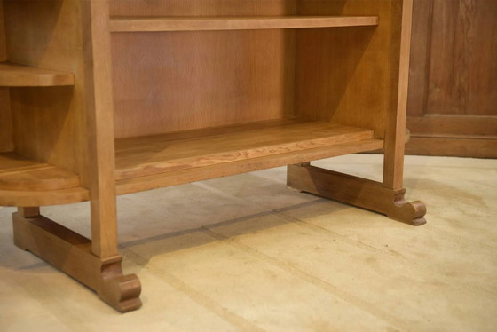 Art Deco modernistische eiken plank uit de jaren 1940. – Wandrek (photo 9 of 13)
