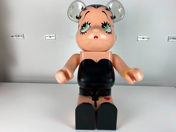 Image 1 of Bearbrick Betty Boop black version 1000% MEDICOM toys