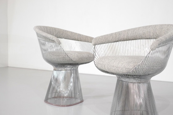 Image 1 of Platner-stoel, ontworpen door Warren Platner voor Knoll, VS, 1966.