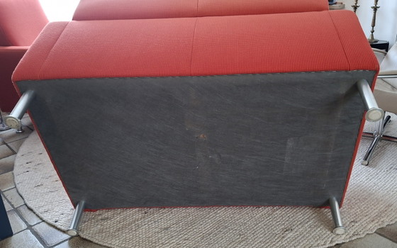 Image 1 of Rotes Sofa mit Sessel