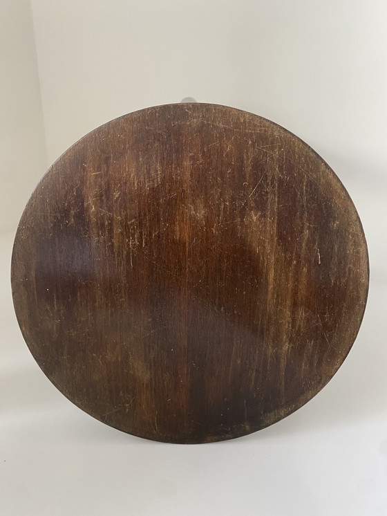 Image 1 of Vintage small French milk stool - stool - plant table, 1960s.