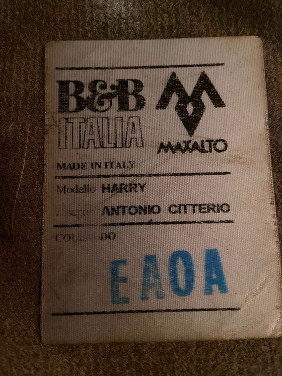 B&B Italia Maxalto Harry Bank – Antonio Citterio – 250 Cm – Banken, Metal, Textile (photo 3 of 7)