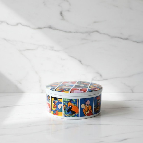 Image 1 of Schoonhoven Ceramics & Ateliers Reinaerde Artwork - Años 90 - Lata para galletas