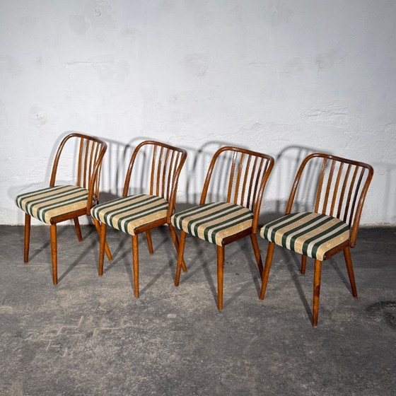 Set van 4 Jitona eetkamerstoelen, jaren 60 – Textile (photo 12 of 12)