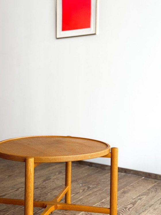 Image 1 of Dienbladtafel AT 35 / PP 35 van Hans J. Wegner voor Andreas Tuck