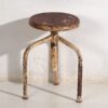 Vintage ronde kruk (ca. 1950) #3 – Krukjes, Iron, Industrieel (photo 9 of 36)
