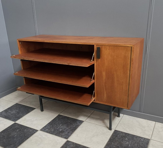 Image 1 of Shoe storage wood cabinet 1970s