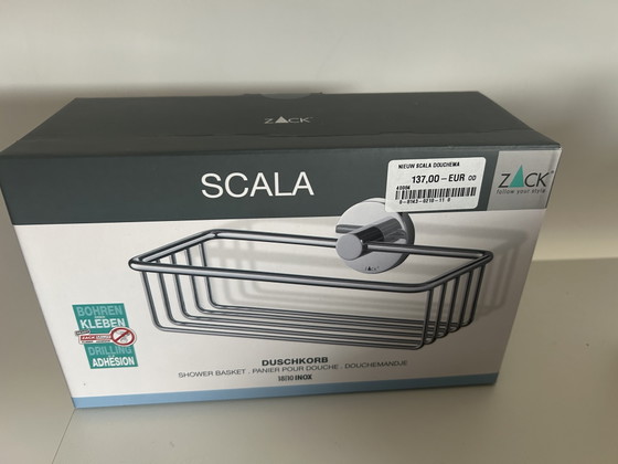 Image 1 of Scala Duschkorb Zack aus Edelstahl