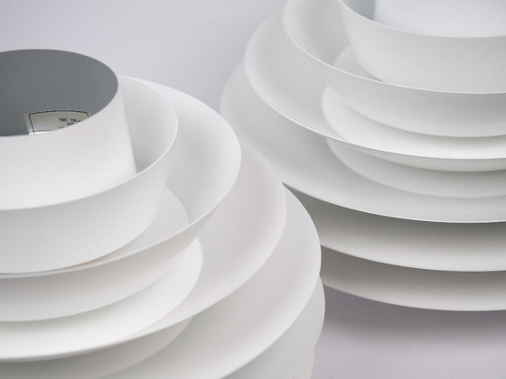 Image 1 of Coppia di 2 lampade a sospensione vintage danesi Verona di Svend Middelboe, Lyfa, 1962