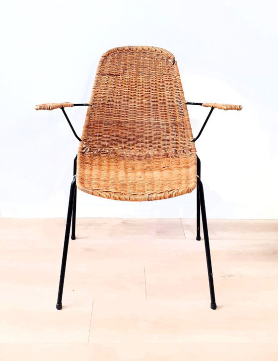 Gian Franco Legler - Serie Basket – Sillas de comedor, Rattan (photo 4 of 9)