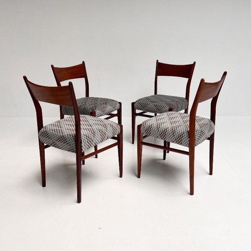 Ensemble de 4 chaises SA10 par Cees Braakman pour Pastoe, 1960