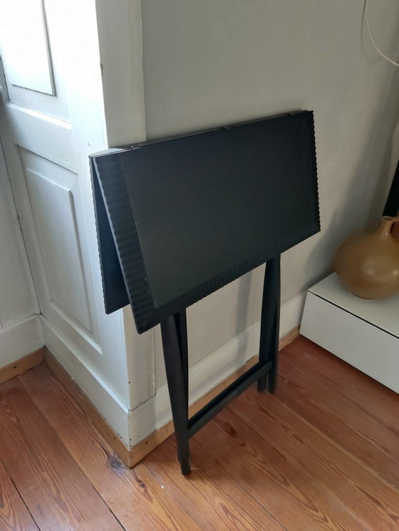 Image 1 of 1x Zanat Piano Table pliante angulaire | Erable noir, Ludovica & Roberto Palomba