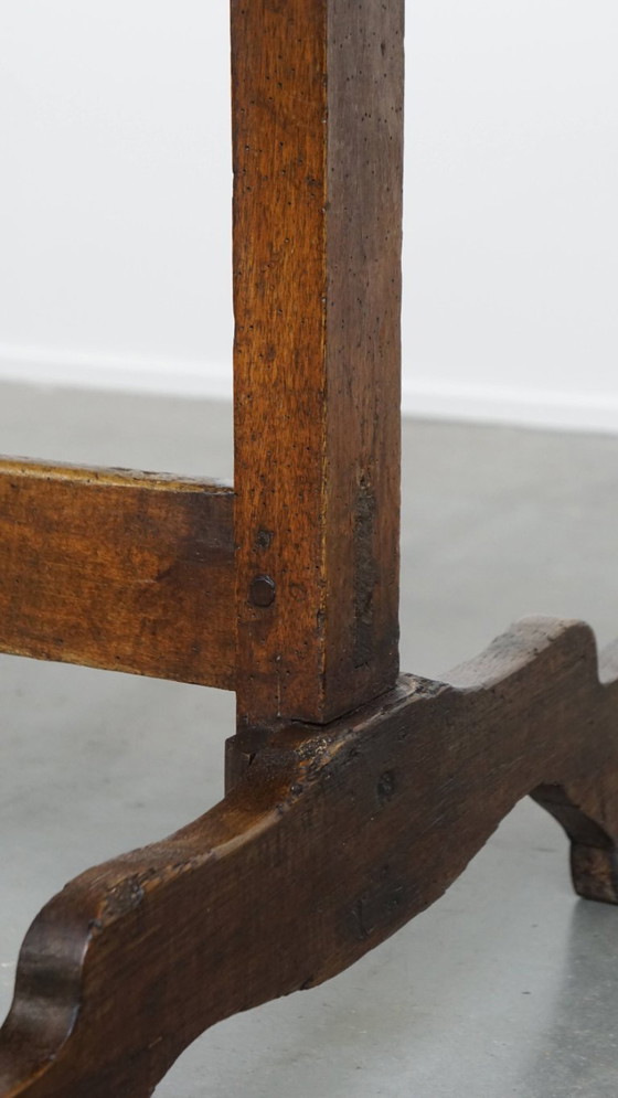 Image 1 of Mesa de comedor antigua XXL de madera de álamo del siglo XVIII