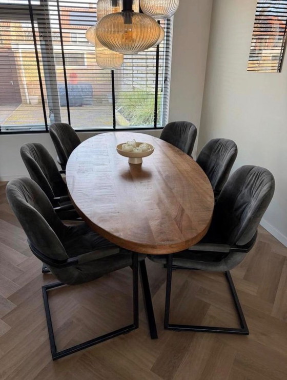 Image 1 of Chaises de salle à manger de luxe, lot de 6.