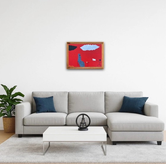 Image 1 of Acrilico su tela 46x33 cm.