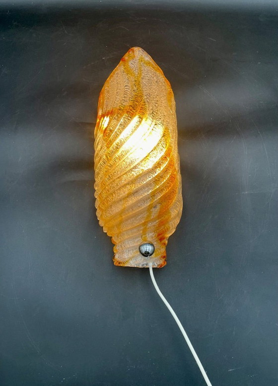 Image 1 of Sculpturale Vintage  - Attr Mazzega (Murano) - Verre Artistique & Tonalités Ambrées