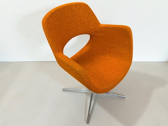 Image 1 of 6x sedia girevole l'ancora arancione