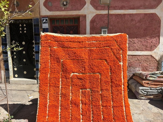 Image 1 of Oranger Berberteppich 200 cm x 300 cm