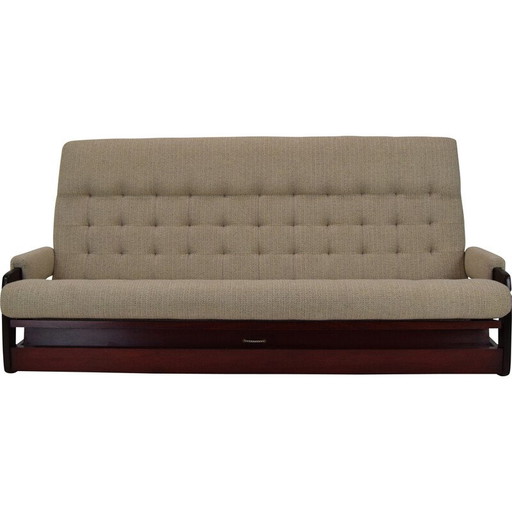 Canapé trois places Mid Century, Tchécoslovaquie années 1980