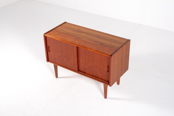 Image 1 of Mobiletto in teak di metà secolo, credenza scandinava, anni '60