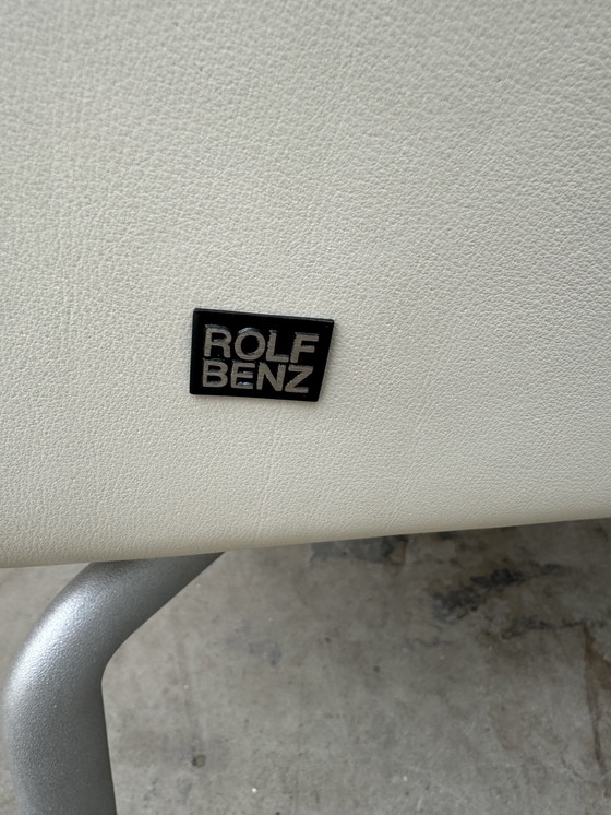 Image 1 of 2x sedie girevoli in pelle Rolf Benz
