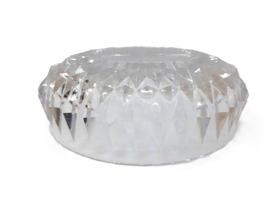 Image 1 of Grand bol à fruits vintage en cristal