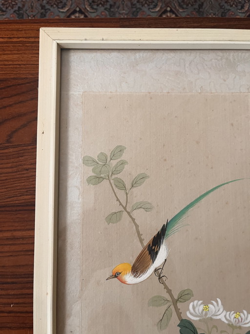 Schilderij op zijde, Japan