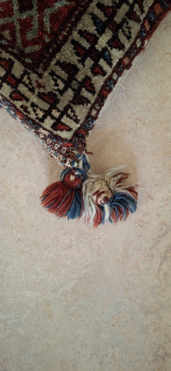 Cuscino persiano antico in lana – Oggetti decorativi, Textile, Wool (photo 5 of 6)