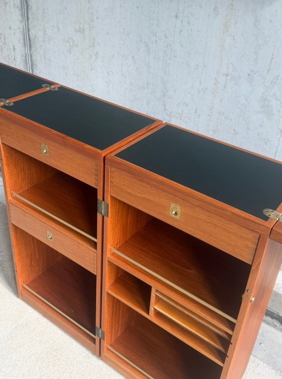 Captain's Bar di Reno Wahl Iversen per Dyrlund, Danimarca anni '60 – Mobile bar, Plastica, Legno (photo 7 of 10)