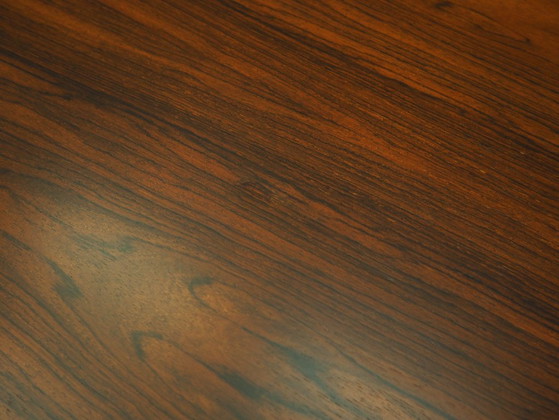 Image 1 of Table basse ronde en palissandre, design danois, années 1970, fabriquée au Danemark