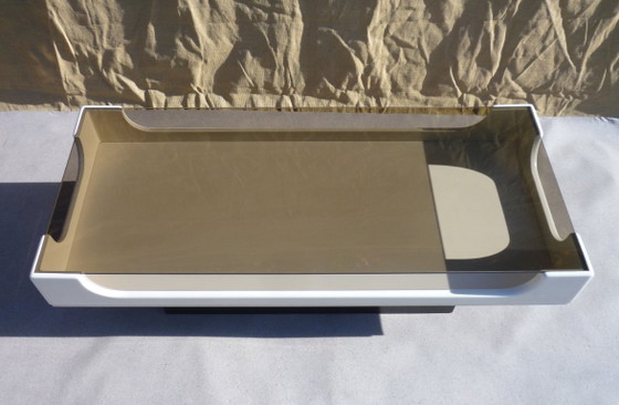 Mesa de centro Space Age con cajón – Mesas de centro, Vidrio (photo 4 of 6)