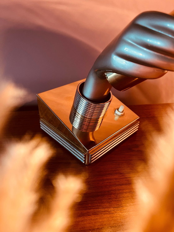 Image 1 of Davvero unica! Lampada a mano dorata