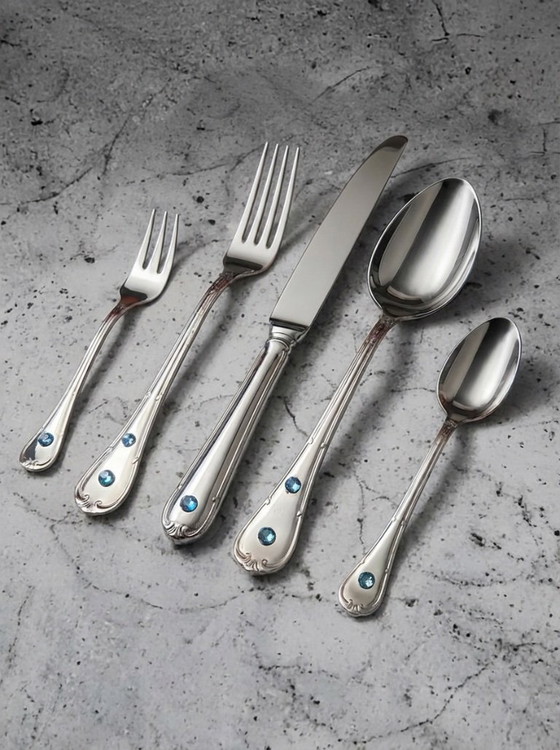 Image 1 of Novak Besteck. Besteck mit Swarovski-Kristallen. Premium-Edition.