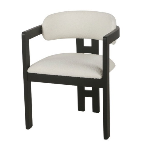 Image 1 of 6 sillas de comedor de lujo Bergamo | Bouclé | Juego de 6 | 700 €
