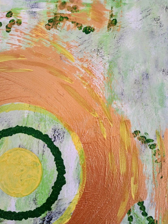 Enzo San Marco - Centrifugaal - Schilderij van de kunstenaar – Schilderijen & Tekeningen, Canvas (photo 9 of 15)