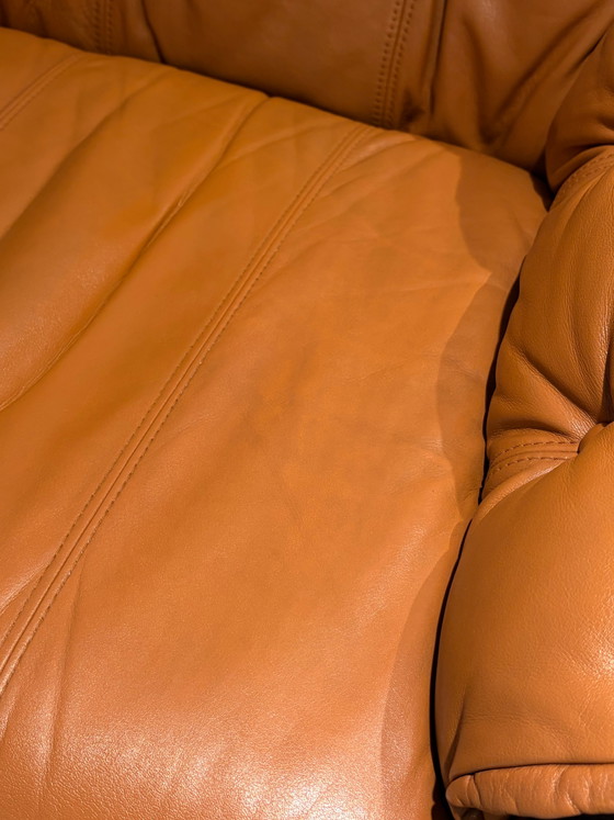 Vintage brutalist lounge chair – Armchairs, Leather, Wood, Mid Century Modern (photo 8 of 9)