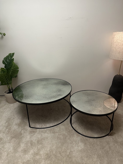 Ethnicraft salontafel set nesting clear showmodel