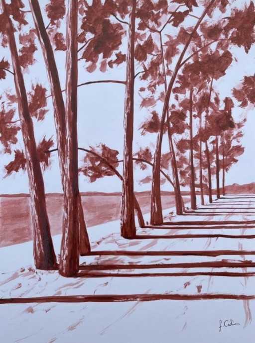 Ink on 300g fabriano paper.  Format 40x30cm.