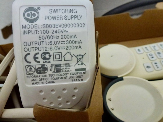 Image 1 of Vintage Philips Space Age phone, wireless.