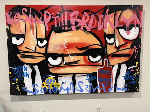 Peinture Selwyn Senatori "No Sleep Till Brooklyn" (Pas de sommeil jusqu'à Brooklyn)