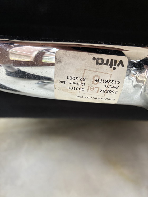Image 1 of 4x Vitra Eames EA112 – Hopsak negro / Cromo