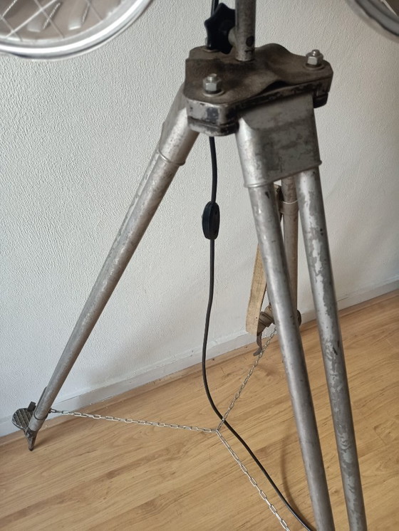 Image 1 of Cool vintage industrial tripod lamp