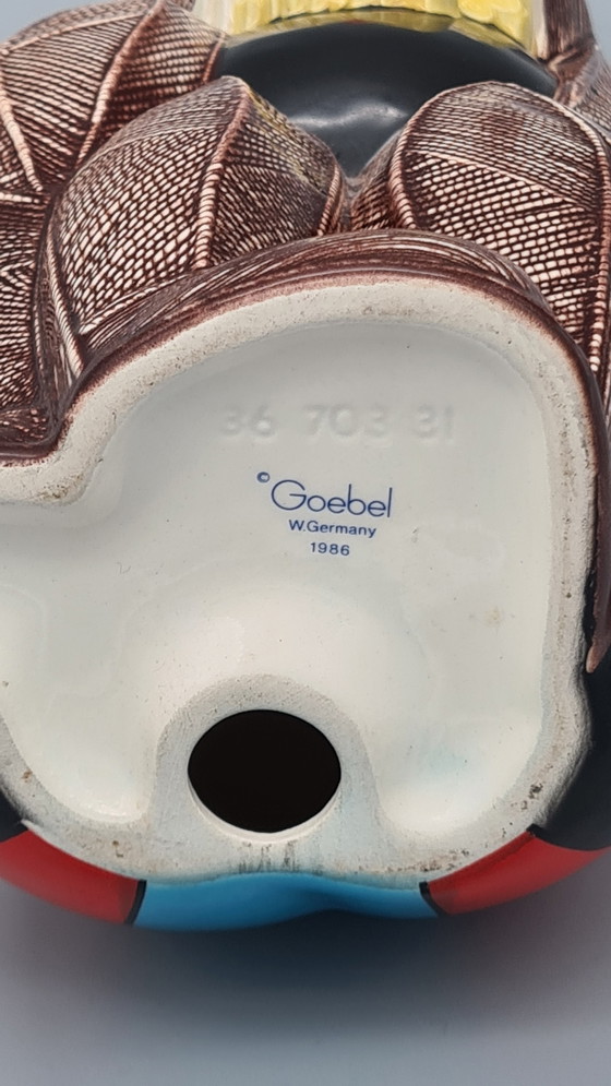 Image 1 of RARE Figurine en porcelaine Goebel - Mandrill / Baboon Modèle 36 703 31 1986 Allemagne de l'Ouest