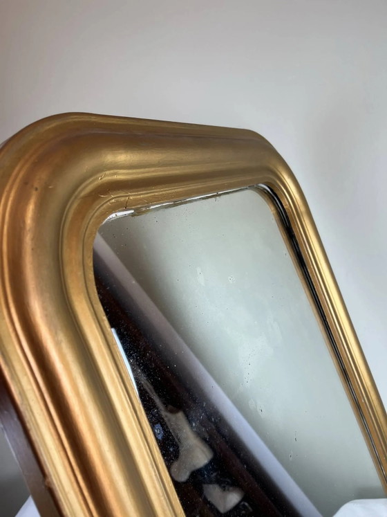 Antiker vergoldeter Spiegel aus dem späten 19. Jahrhundert. – Wood, Glass (photo 10 of 14)
